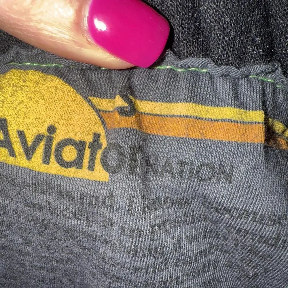 Aviator Nation Sweatpants Womens Small Black Rainbow 5-Stripe Fleece Jogger - Picture 6 of 9